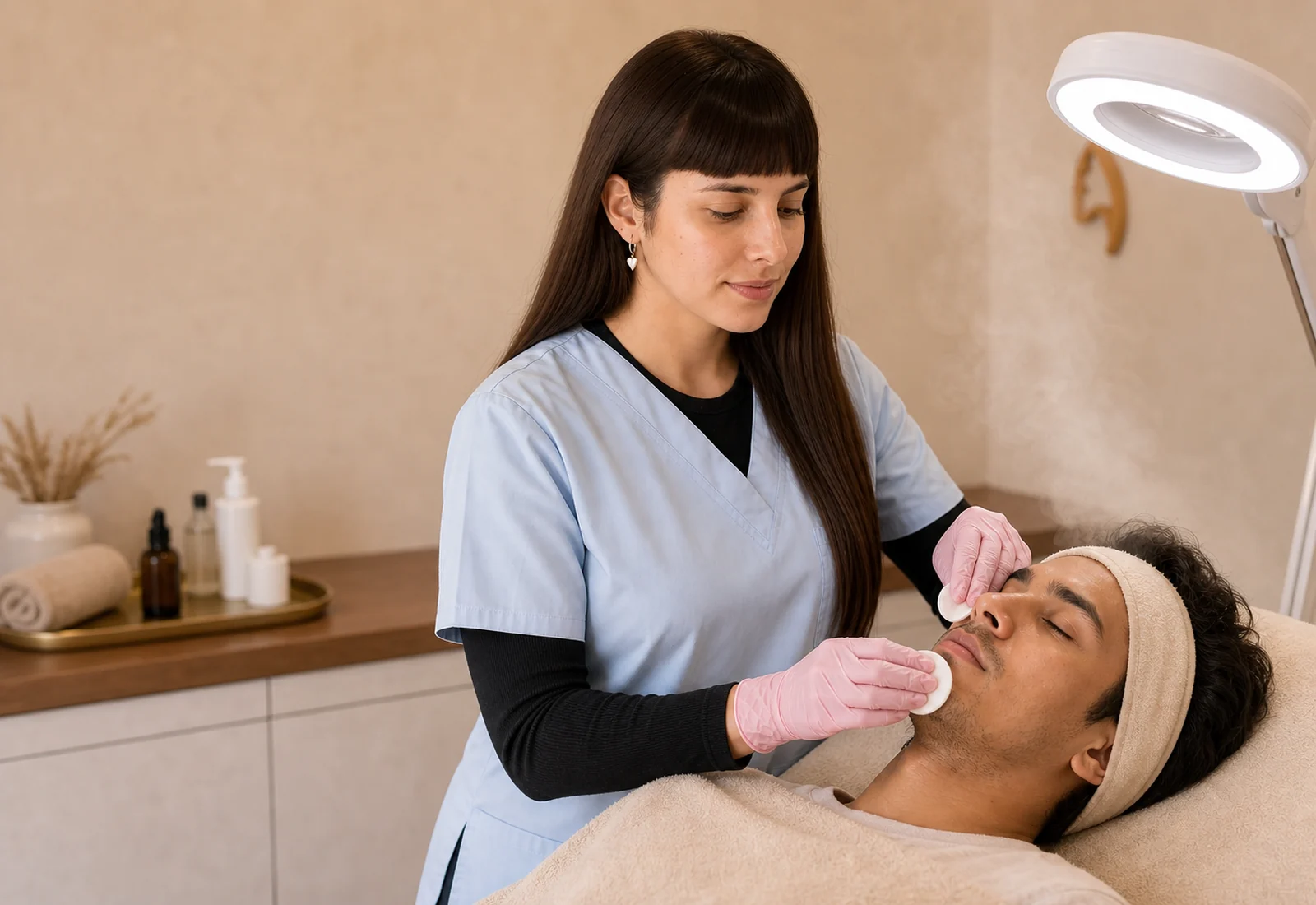 Limpieza profunda con extracciones en JF Skin & Hair Studio